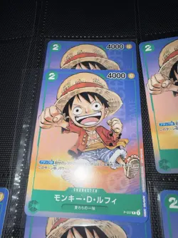One Piece Monkey D. Luffy P-037 Japanese Promo - Image 2