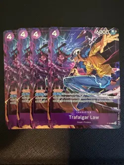Trafalger Law P-093 Illustration Box Vol. 6 Promo 4 Card Play Set Lot One Piece - Image 1