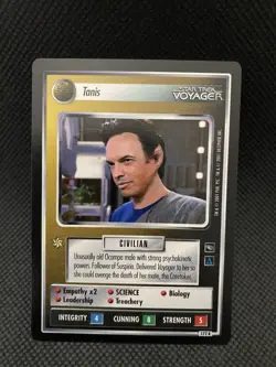 Star Trek CCG 1E Voyager TANIS Rare Card NEVER PLAYED - Image 1