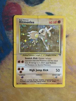 Hitmonlee 13/110 Legendary Collection Holo Rare Pokemon Card Vintage WOTC HP - Image 2