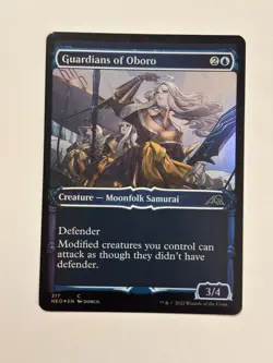 Guardians of Oboro (Showcase) Kamigawa: Neon Dynasty Foil Magic Card - Image 1