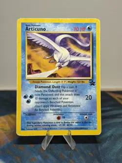 Articuno Black Star Promos 22 WOTC Pokemon 2000 Vintage Card MP - Image 1