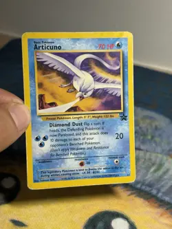 Articuno Black Star Promos 22 WOTC Pokemon 2000 Vintage Card MP - Image 3