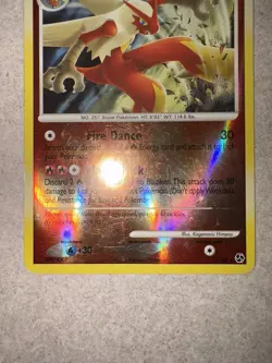 MP Blaziken Reverse Holo Great Encounters Set - 1/106 Pokemon Card [2008] - Image 4