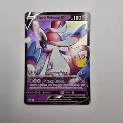 Pokemon TCG Dark Sylveon v SWSH134 Black Star Promos Celebrations Holo Card 2021 - Image 1