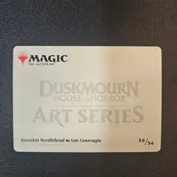 Razorkin Needlehead (Gold-stamped) - Art Series 39/54 - Duskmourn MTG - Image 2