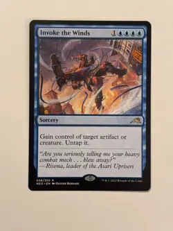 Invoke the Winds Kamigawa: Neon Dynasty Magic the Gathering MTG - Image 1