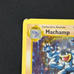 1ST EDITION Shadowless Machamp 8/102 Base Set Holo Rare Nintendo Pokemon Card - Image 2
