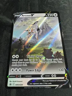 Arceus V SWSH204 Promo Holo SWSH: Sword & Shield Promo Cards NM Pokemon - Image 5