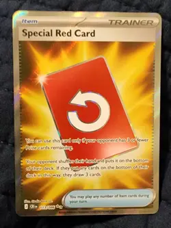 Special Red Card 113/086 Me04: Chaos Rising Holo - Image 1
