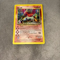 Pokemon Ho-oh 7/64 Neo Revelation Holo Rare GERMAN 90 HP Basic 2000 Card - Image 4