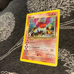 Pokemon Ho-oh 7/64 Neo Revelation Holo Rare GERMAN 90 HP Basic 2000 Card - Image 5