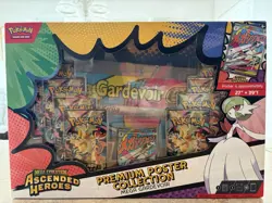 (A) Pokemon TCG Mega Evolution—Ascended Heroes Poster Collection Gardevoir ex 🆕 - Image 1