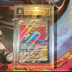 Pokemon SV04 Paradox Rift Roaring Moon ex 229/182 Holo Full Art BGS 9.5 - Image 1
