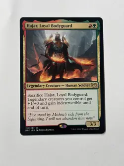 Hajar, Loyal Bodyguard The Brothers' War Regular Magic the Gathering MTG - Image 1