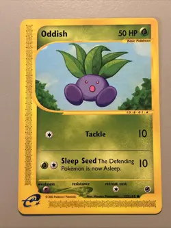 Oddish - Expedition 122/165 - 2002 WOTC - Pokemon TCG - E Reader - Image 1