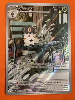 Spewpa 89/88 Illustration Rare Pokemon Perfect Order PRERELEASE NM - Image 1