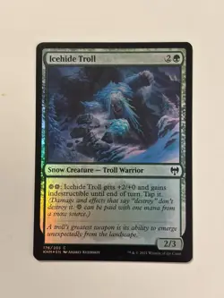 Icehide Troll Kaldheim Foil Magic the Gathering MTG - Image 1