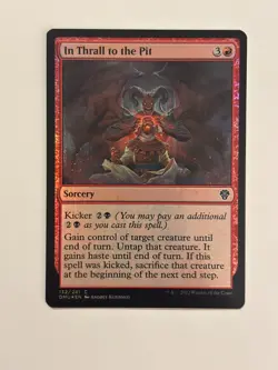 In Thrall to the Pit Dominaria United Foil Magic the Gathering MTG - Image 1