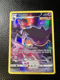 * Banette TG07/TG30 Pokemon SWSH11: Lost Origin Trainer Gallery PACK FRESH NM - Image 1