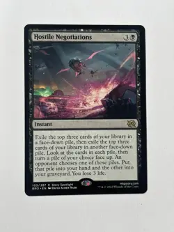 Hostile Negotiations The Brothers' War Magic the Gathering MTG - Image 1