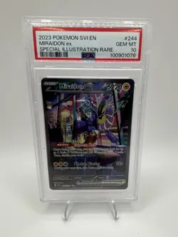 Pokemon TCG SV01 Scarlet & Violet Miraidon ex #244/198 SIR Holo PSA 10 EN - Image 1