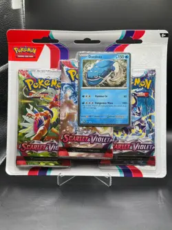 Pokemon TCG: Scarlet and Violet 3-Pack Blisters - Dondozo Promo - Sealed - Image 1