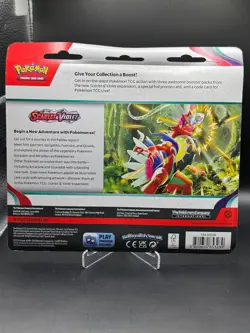 Pokemon TCG: Scarlet and Violet 3-Pack Blisters - Dondozo Promo - Sealed - Image 2