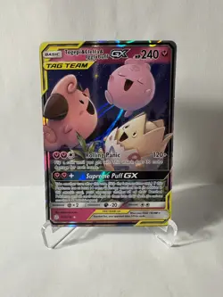 Togepi & Cleffa & Igglybuff GX 143/236 Tag Team Cosmic Eclipse English - NM/LP - Image 1