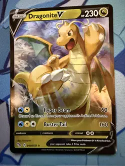 Dragonite V 049/078 Pokemon GO Holo - Image 1