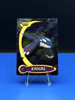Kyogre Foil Topps Pokemon Advanced Challenge #37 2004 - MP - Image 1