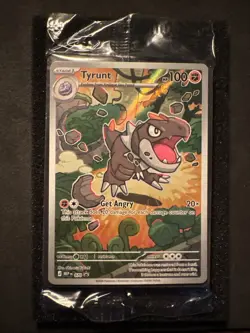 2026 Pokemon Tyrunt 070 Promo Card SEALED Prefect Order Etb Promo Full Art NM - Image 1