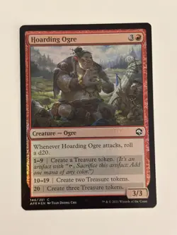 Hoarding Ogre Adventures in the Forgotten Realms Foil Magic the Gathering MTG - Image 1