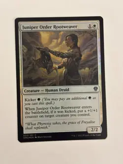 Juniper Order Rootweaver Dominaria United Foil Magic the Gathering MTG - Image 1
