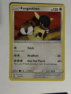 Kangaskhan 55/70 Pokemon Common Dragon Majesty Card NM - Image 1