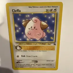 CLEFFA Pokemon Card - WOTC Promo - Black Star - #31 - NM - Image 1