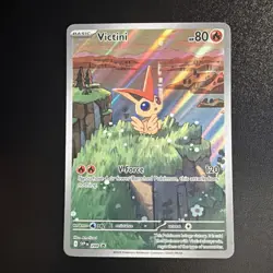 Pokemon Victini 208 SV Promo Card Illustration Collection, TCG English NM - Image 1
