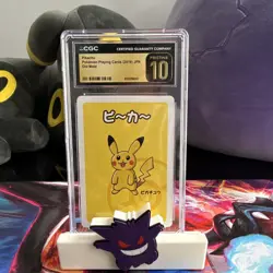 CGC Pristine 10 Pikachu 2019 JP Pokemon Playing Cards Old Maid Graded - Image 1