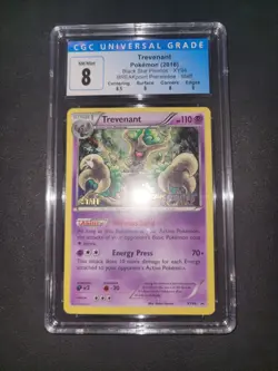 Trevenant 2015 Pokemon XY Promos XY94 BREAKpoint Prerelease Staff CGC 8 And Subs - Image 1