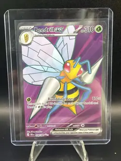 Beedrill ex 098/086 Ultra Rare Full Art Pokemon TCG Chaos Rising CRI English NM - Image 1