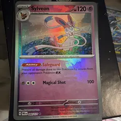 Pokemon TCG Sylveon 040/131 Sv Prismatic Evolutions Rare Holo MASTER Ball EN - Image 1