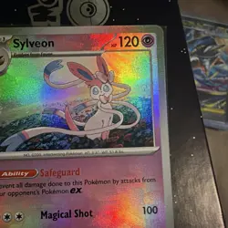 Pokemon TCG Sylveon 040/131 Sv Prismatic Evolutions Rare Holo MASTER Ball EN - Image 4