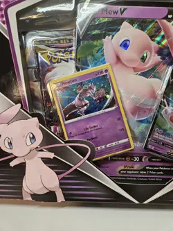 Pokemon TCG Mew V Box Sword & Shield Unopened - Image 2