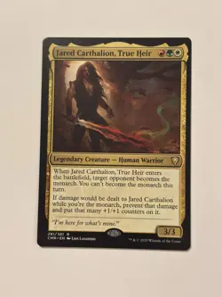Jared Carthalion, True Heir Commander Legends Magic the Gathering MTG - Image 1