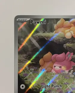 Pawmi - 226/091 - SV: Paldean Fates Illustration Rare Full Art Holo NM Pokemon - Image 5