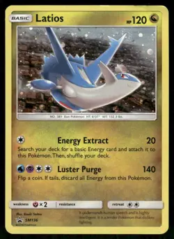 Latios - SM136 Holo Promo Sun & Moon Promo Pokemon DMG - Image 1