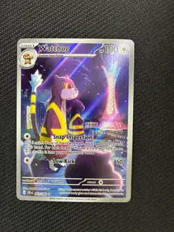 The Pokemon Company Pokemon TCG Watchog 097/086 CHAOS RISING Rare Holo EN 2023 - Image 1
