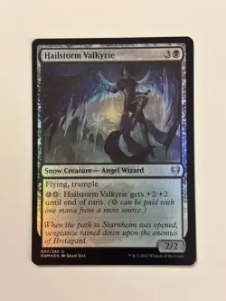 Hailstorm Valkyrie Kaldheim Foil Magic the Gathering MTG - Image 1