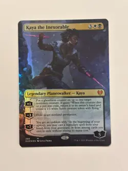 Kaya the Inexorable (Extended Art Version) Kaldheim Magic the Gathering MTG - Image 1