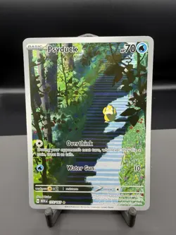 Pokemon Company Psyduck 175/165 SV 151 Illustration Rare Holo ENG 70HP Basic - Image 1
